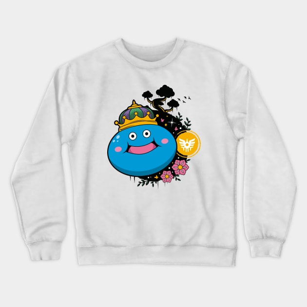 King Slime Japanese Landscape Crewneck Sweatshirt by logozaste